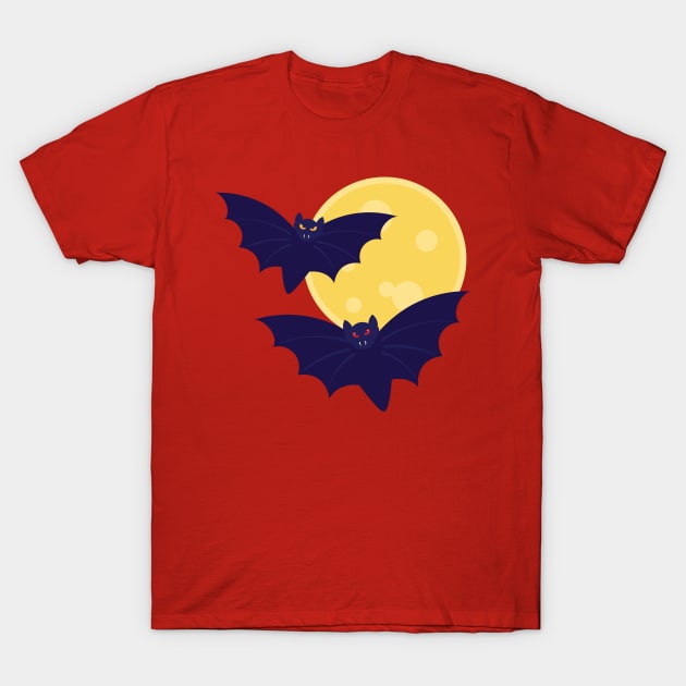 Halloween Spooky bats T-Shirt by holidaystore